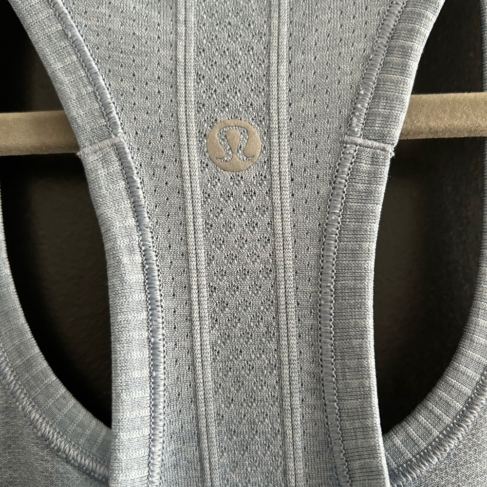 lululemon Light Blue Swifty Tank Top - Picture 3 of 4